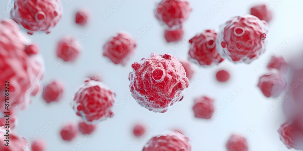 Studying Cancerous Leukemia Cells and Tumors in Oncology for Treatment. Concept Cancer Biology, Leukemia Research, Tumor Analysis, Oncology Treatments, Cell Transformation Studying Cancerous Leukemia Cells and Tumors in Oncology for Treatment. Concept Cancer Biology, Leukemia Research, Tumor Analysis, Oncology Treatments, Cell Transformation