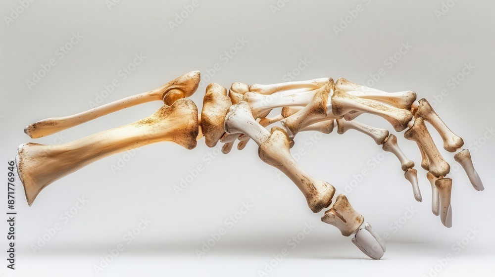 A model of analysis of hand bone structures, hand bones, orthopedic database A model of analysis of hand bone structures, hand bones, orthopedic database