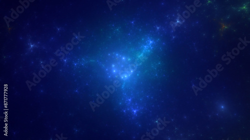 3D manual rendering abstract fantasy light fractal background. Its not AI Generatd illustration.