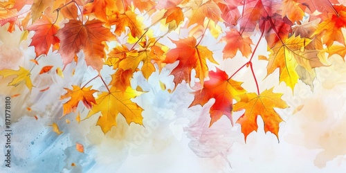 Leaves hanging from tree branch