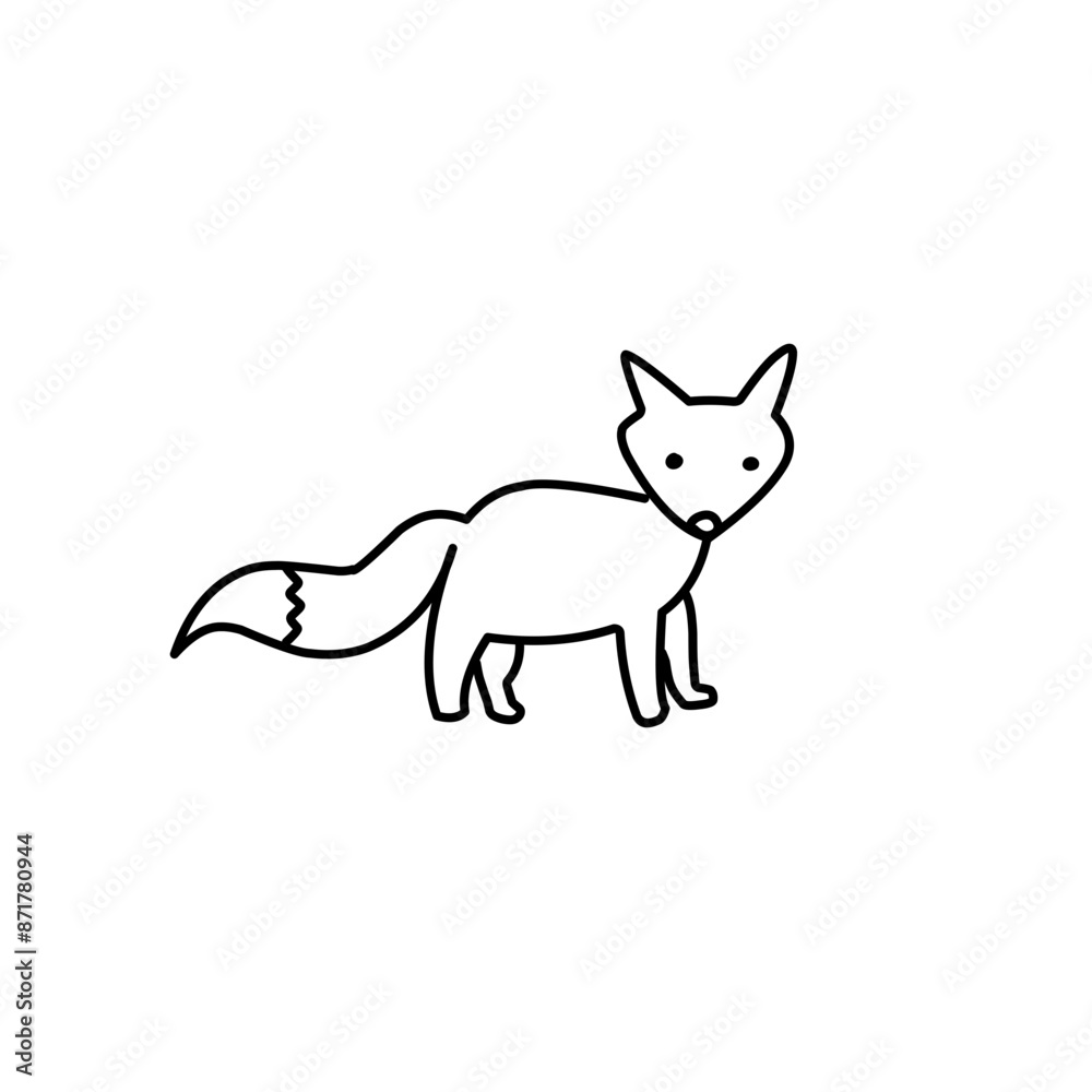 Fox outline icon Fox outline icon