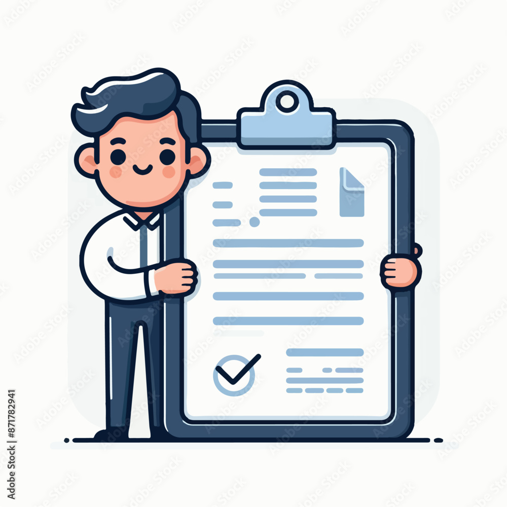 Vector image of person carrying note Vector image of person carrying note