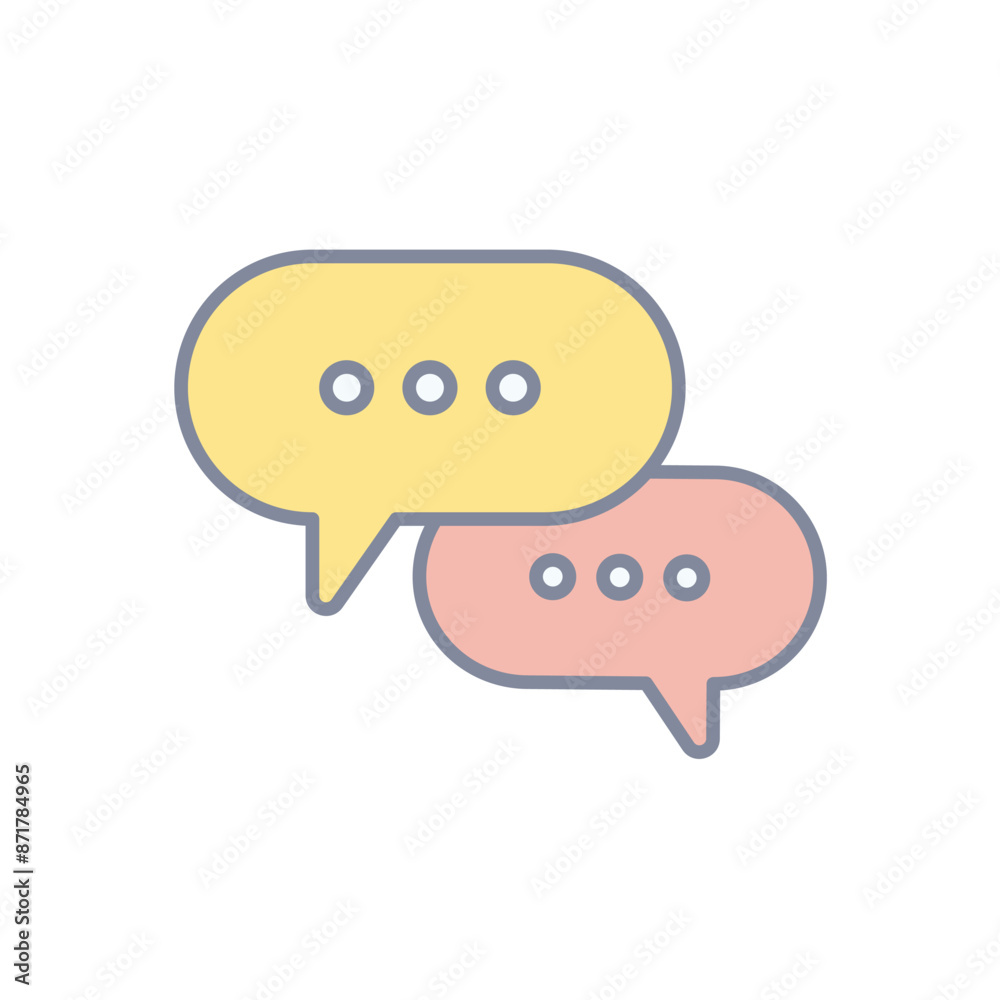 Fototapeta premium Speech Bubble vector icon