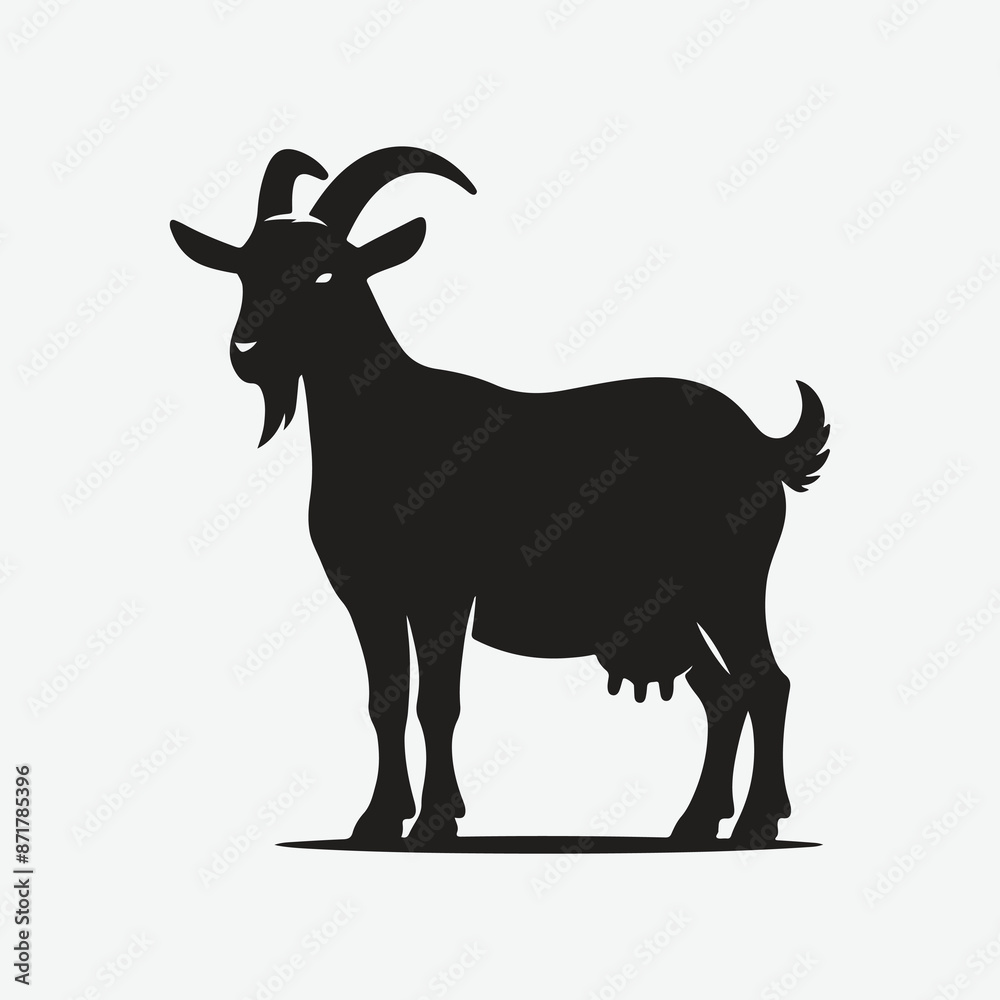 Captivating Goat Silhouette Art: A Visual Delight Captivating Goat Silhouette Art: A Visual Delight