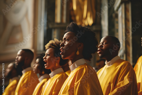 Wallpaper Mural "Gospel Choir Singing in Church" Torontodigital.ca