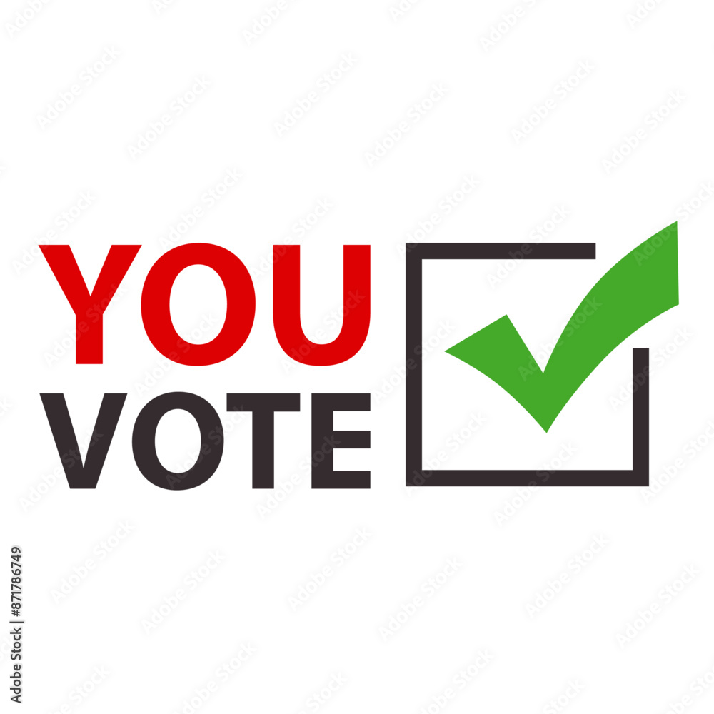 ImpressionVote Stylized Text, Election day sticker illustration ImpressionVote Stylized Text, Election day sticker illustration