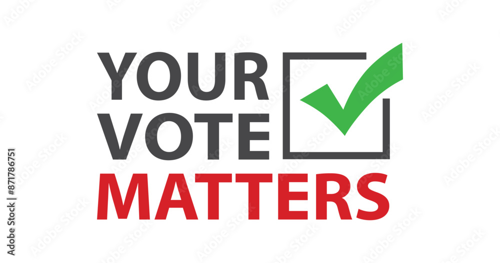 ImpressionVote Stylized Text, Election day sticker illustration ImpressionVote Stylized Text, Election day sticker illustration