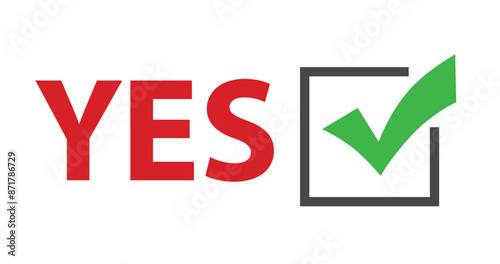ImpressionVote Stylized Text, Election day sticker illustration