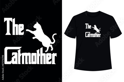 The Catfather Cat Father Mafia Whiskers Male Daddy T-Shirt