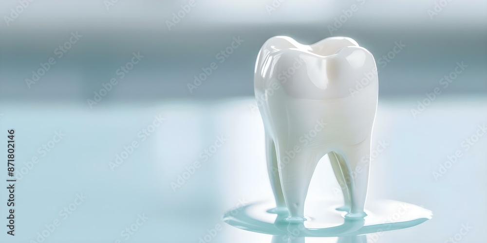 Closeup of dental tool cleaning tooth model in water promoting oral hygiene. Concept Dental Hygiene, Dental Tools, Closeup Photography, Oral Health, Water Cleaning Closeup of dental tool cleaning tooth model in water promoting oral hygiene. Concept Dental Hygiene, Dental Tools, Closeup Photography, Oral Health, Water Cleaning