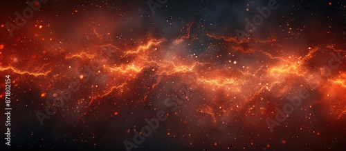 fire spark burn on dark background. © Eyepain