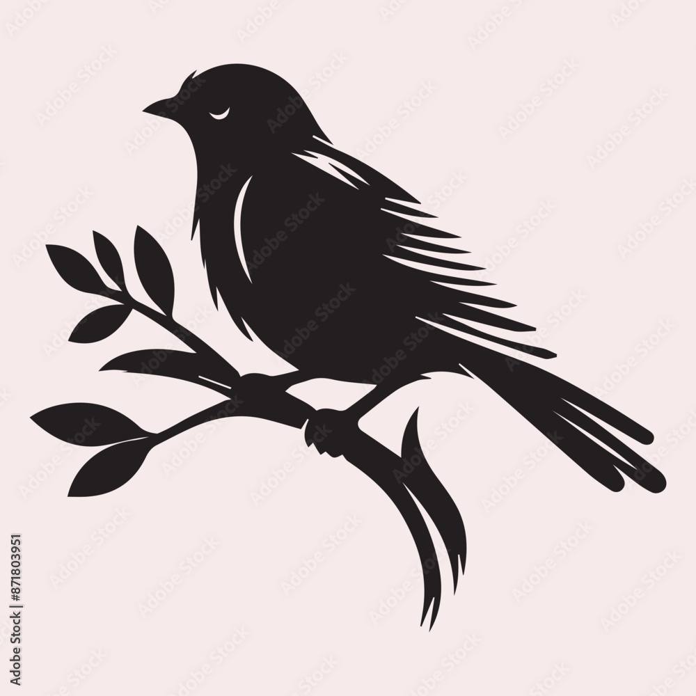 Obraz premium A bird, Vector, Art, illustrations.