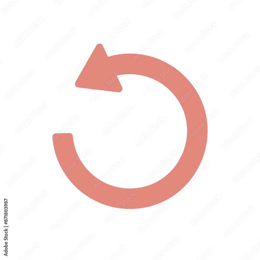 Undo vector icon Undo vector icon