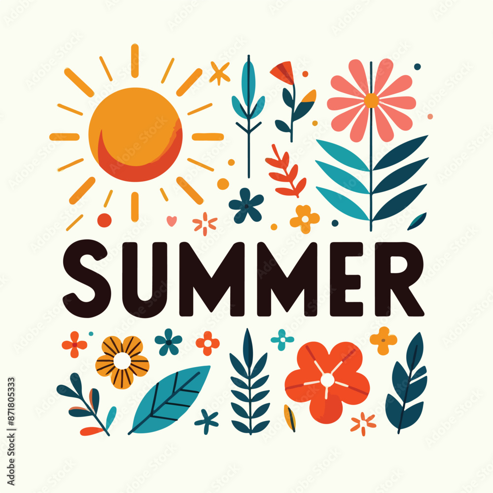 Summer Themed Vector Images Summer Themed Vector Images