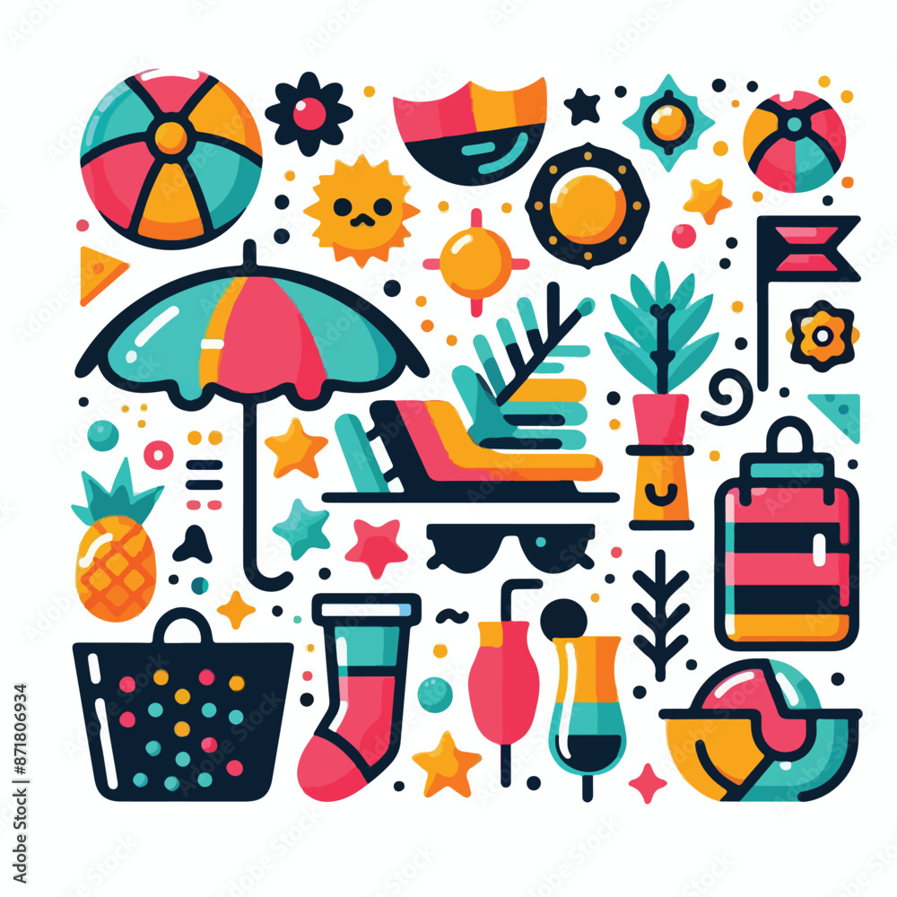 Summer Themed Vector Images Summer Themed Vector Images