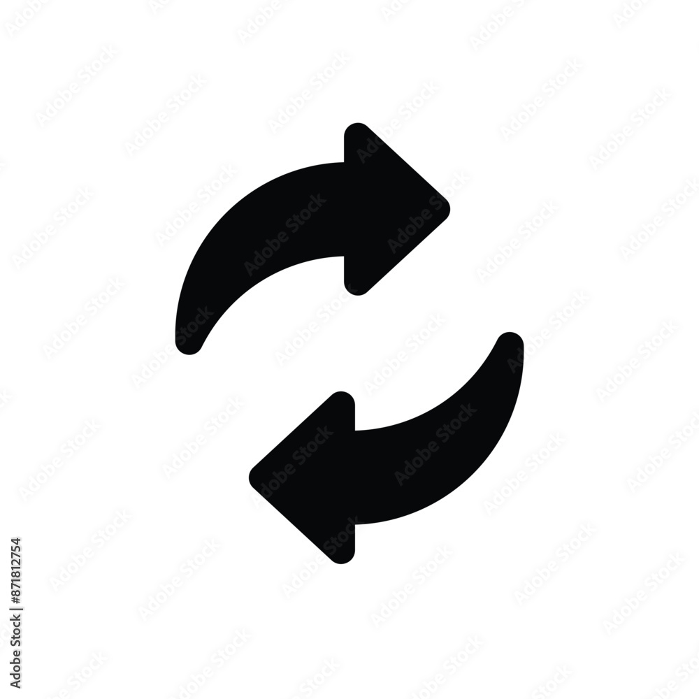 Synchronization vector icon Synchronization vector icon