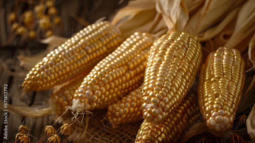 Corncobs made of gold Corncobs made of gold