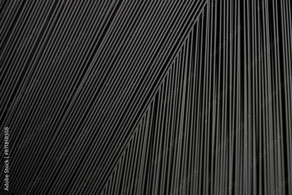 Fototapeta premium Black spaghetti pasta close-up
