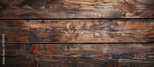 Close-up of rustic wooden background with copy space image.