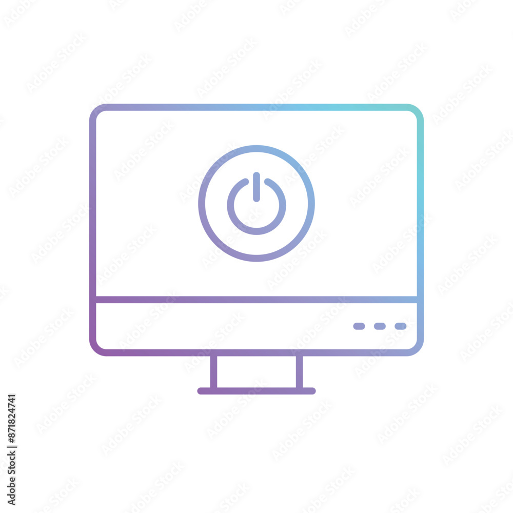 Shutdown vector icon Shutdown vector icon