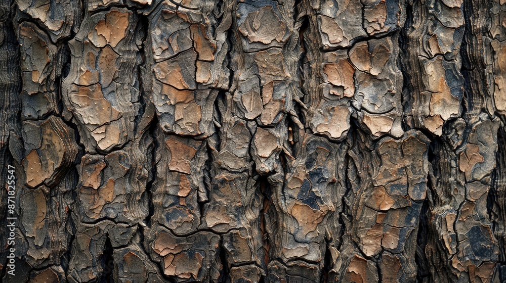 Aged tree bark texture as a rustic backdrop Aged tree bark texture as a rustic backdrop