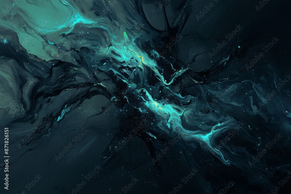 Fototapeta premium Dark abstract background design with space for creative thoughts