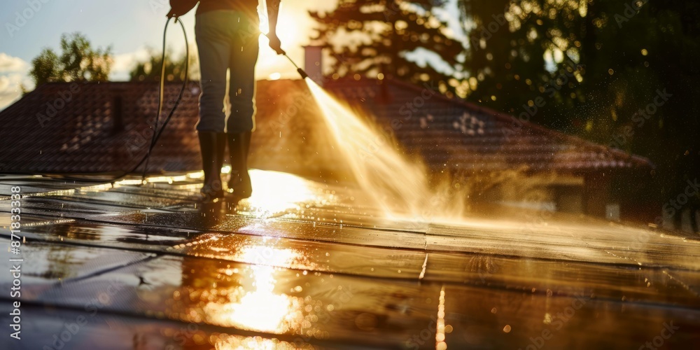 custom made wallpaper toronto digitalPressure Washing Roof for Optimal Maintenance and Cleanliness.