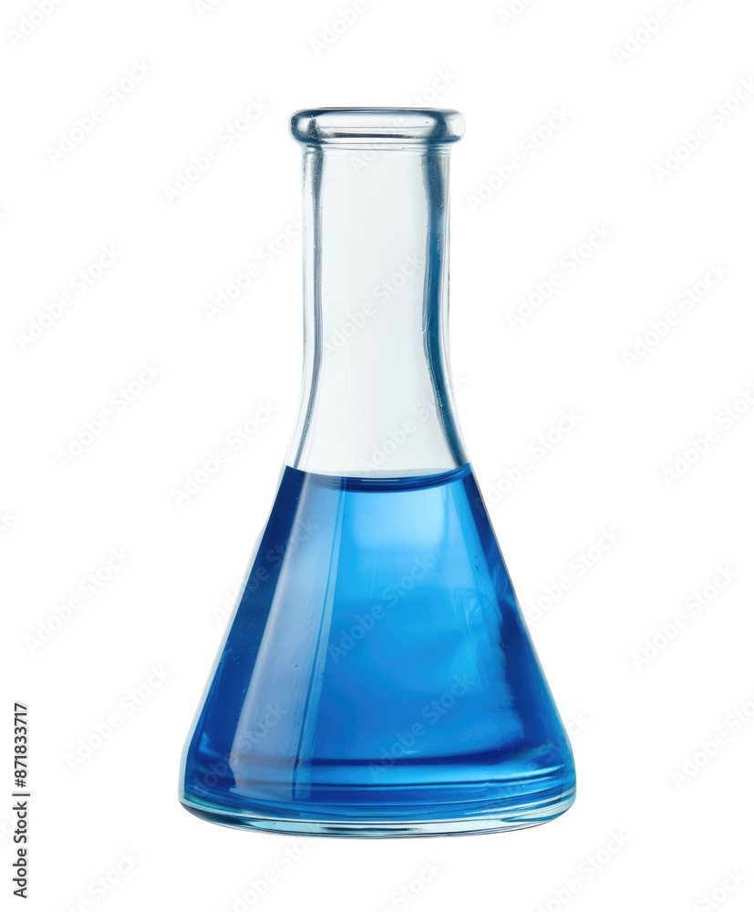 laboratory test glass with blue liquid isolated on white or transparent png laboratory test glass with blue liquid isolated on white or transparent png