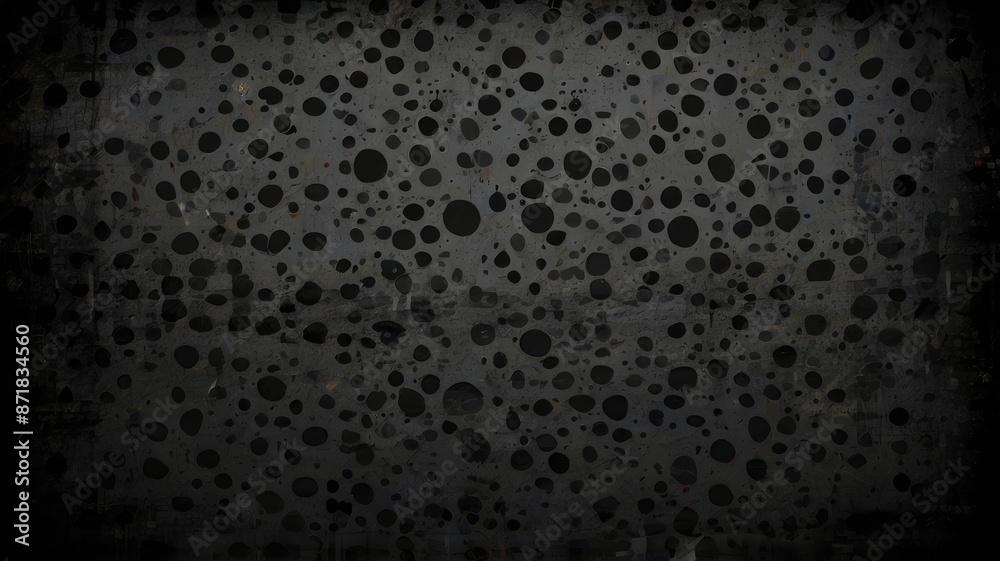 Grungy Black Surface with Water Droplets Grungy Black Surface with Water Droplets
