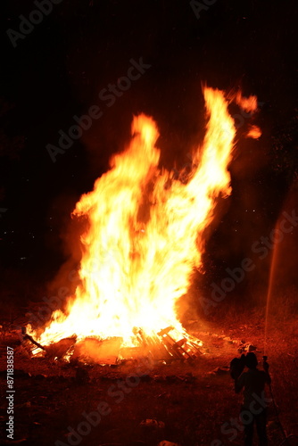 Lag Boomer bonfire on the night of the holiday
 photo