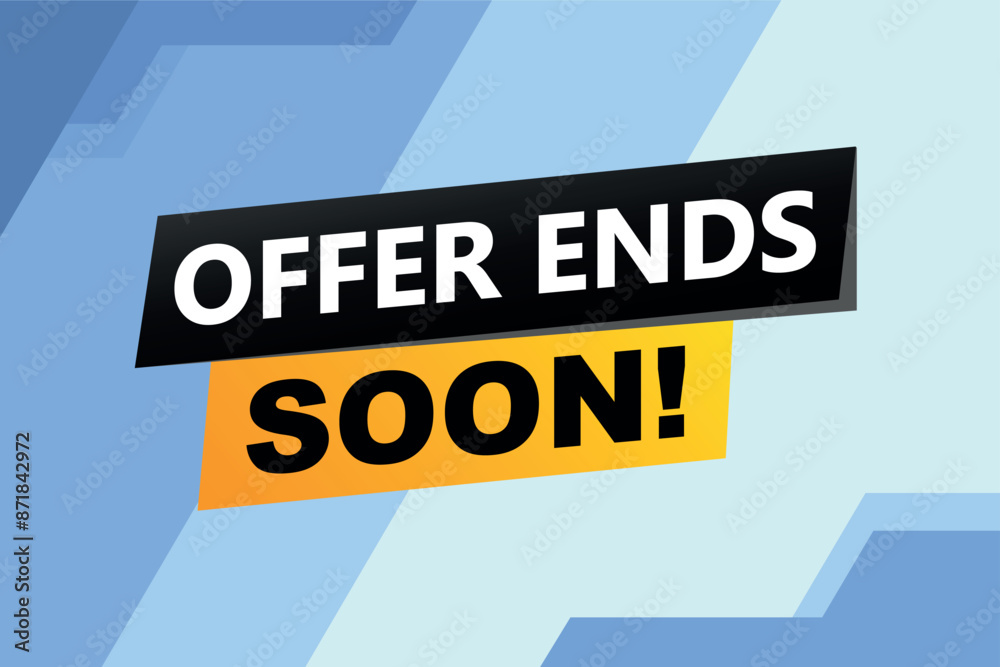 offer ends soon poster banner graphic design icon logo sign symbol social media website coupon
offer ends soon poster banner graphic design icon logo sign symbol social media website coupon