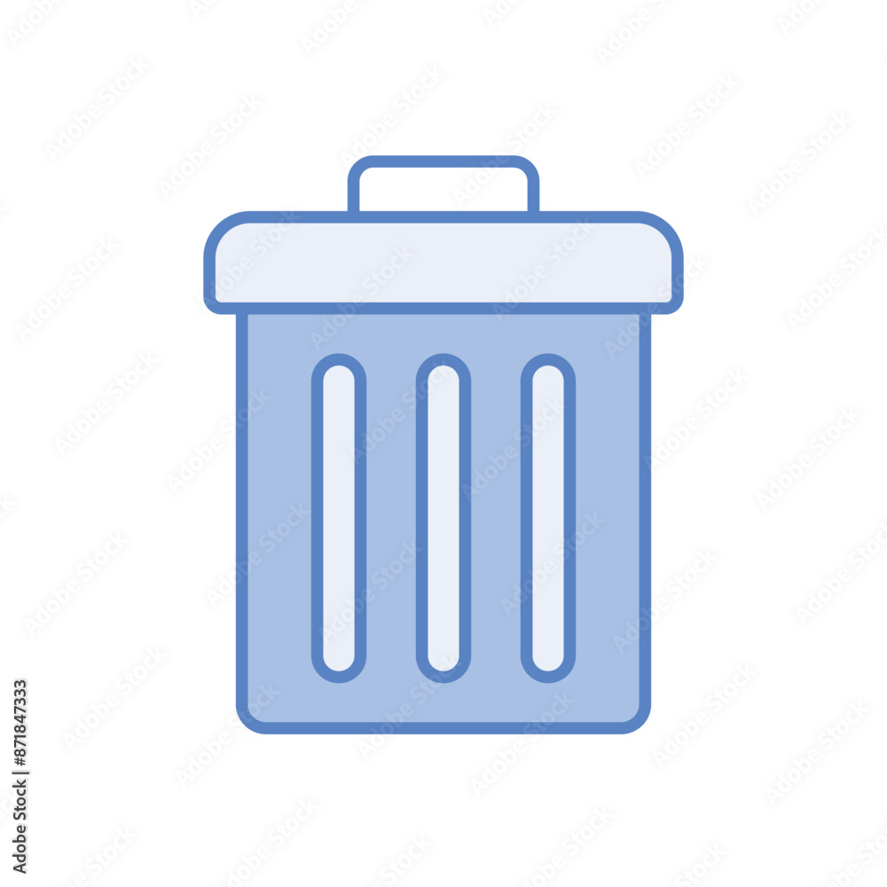 Trash Can vector icon Trash Can vector icon