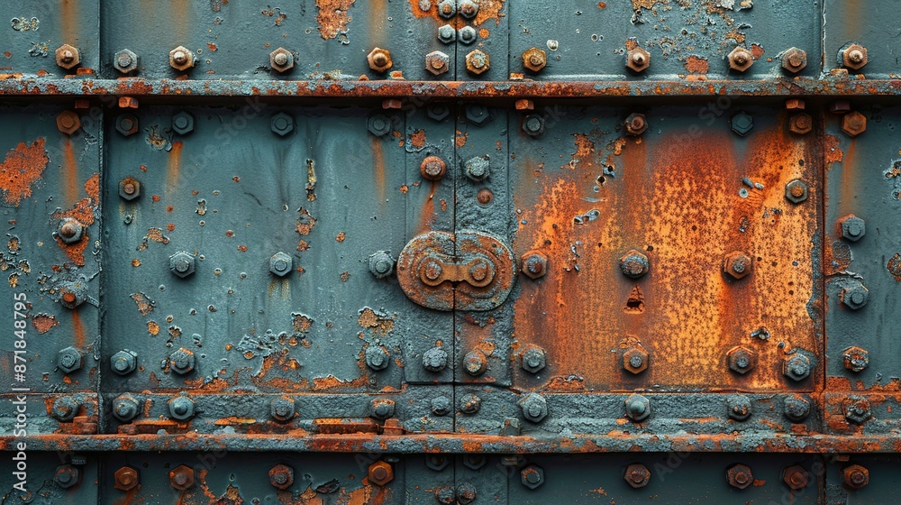 Grungy rusty metal surface, evoking a sense of decay and industrial nostalgia. , Minimalism, Grungy rusty metal surface, evoking a sense of decay and industrial nostalgia. , Minimalism,
