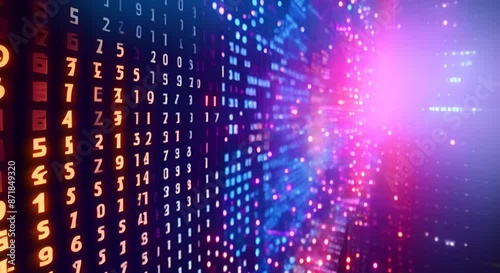 Wallpaper Mural Finance stability and analysis intersecting lines grid background for financial concept Torontodigital.ca