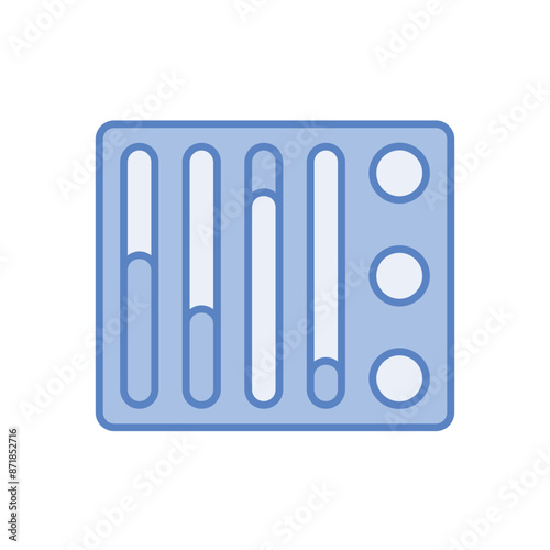 Equalizer vector icon