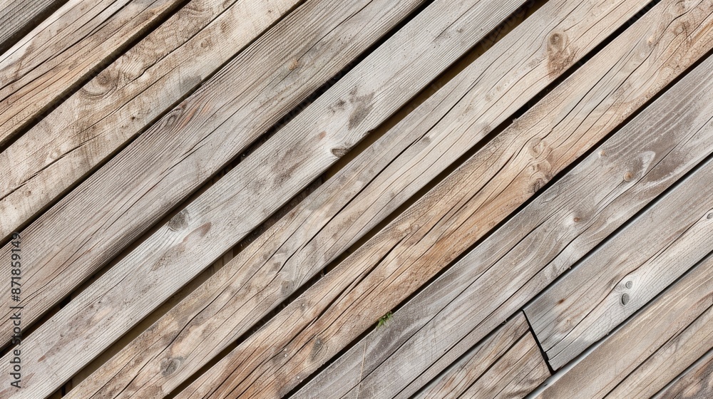 Light brown wooden planks with diagonal pattern for texture background or banner Light brown wooden planks with diagonal pattern for texture background or banner