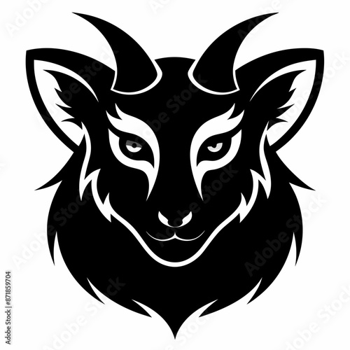 Wallpaper Mural Animal logo icon black shape white background Torontodigital.ca