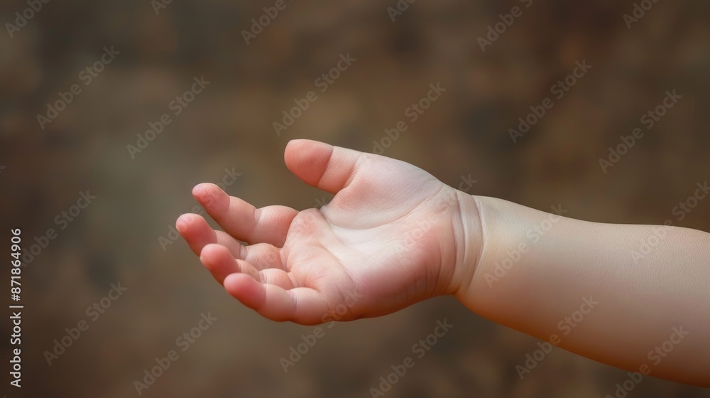 Child s Hand Pretend Holding Object Child s Hand Pretend Holding Object