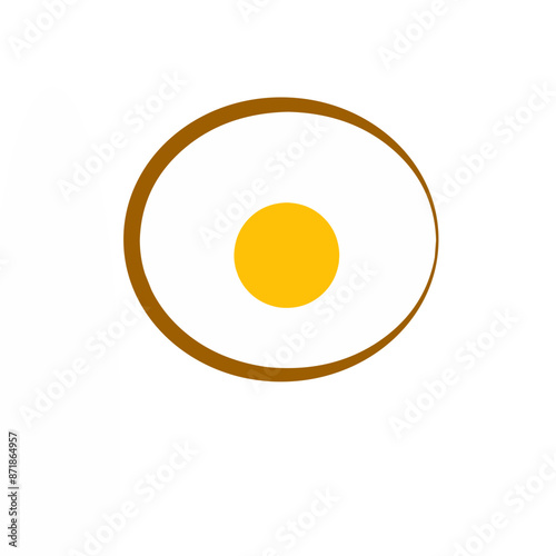 fried egg illustration