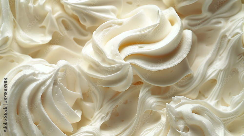 Fresh delicious vanilla meringue ,generative ai Fresh delicious vanilla meringue ,generative ai