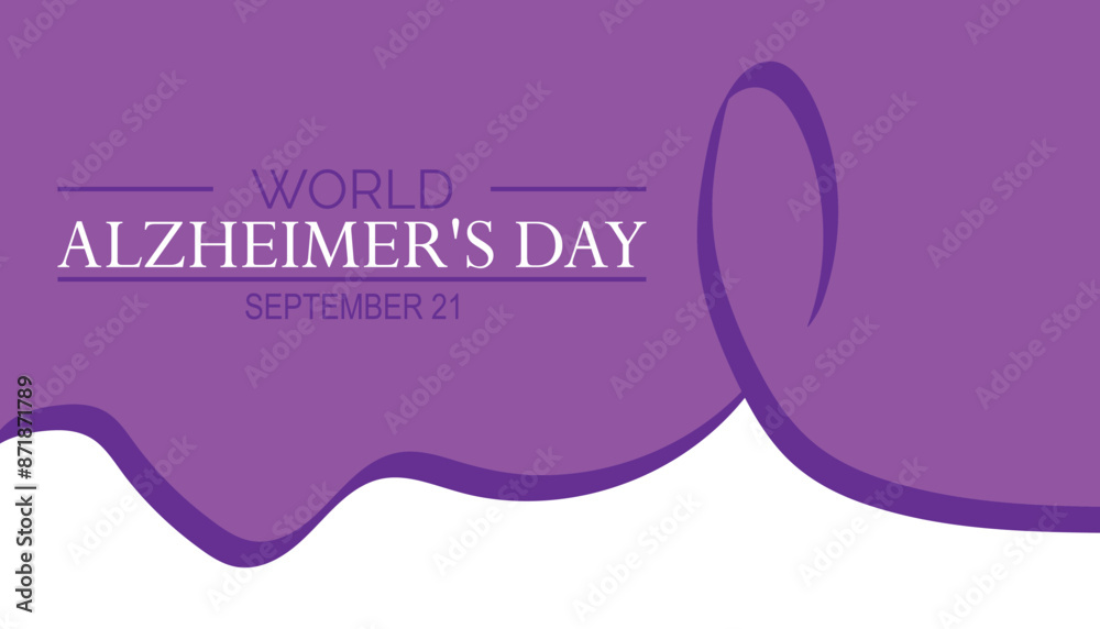 World alzheimer's day is observed every year on September. banner design template Vector illustration background design. World alzheimer's day is observed every year on September. banner design template Vector illustration background design.