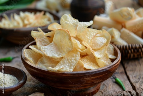 Authentic Indian Cassava Chips photo