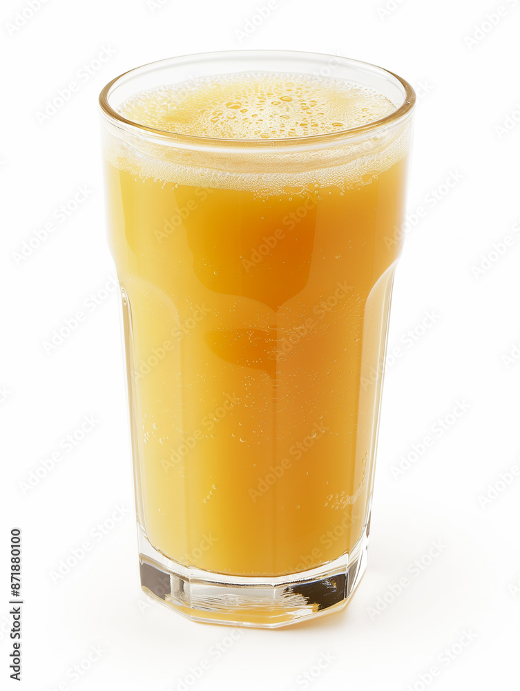 Fresh pineapple juice isolated on white Fresh pineapple juice isolated on white