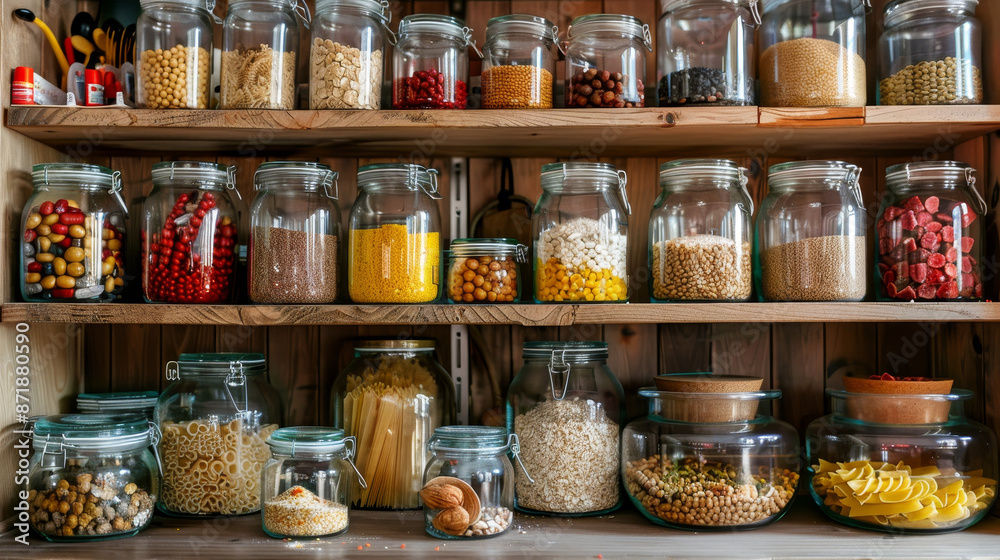Spices: A collection of spices in small glass jars or containers, neatly labeled and arranged on a spice rack or shelf for easy access.
Spices: A collection of spices in small glass jars or containers, neatly labeled and arranged on a spice rack or shelf for easy access.