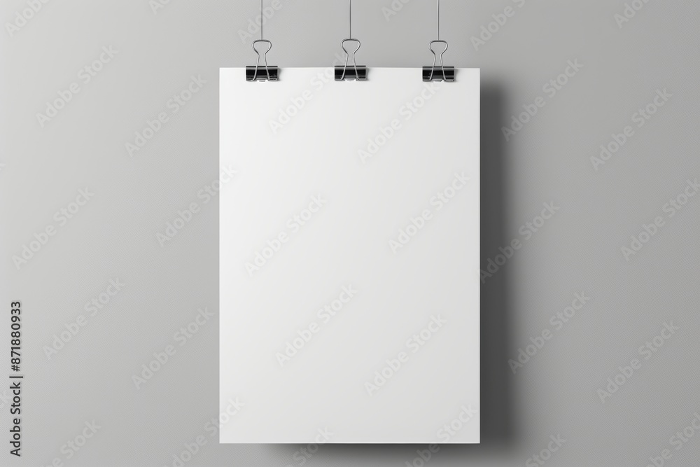 3D illustration of a blank corporate vertical hanging wall wire binding calendar realistic editable mockup perspective left view 3D illustration of a blank corporate vertical hanging wall wire binding calendar realistic editable mockup perspective left view