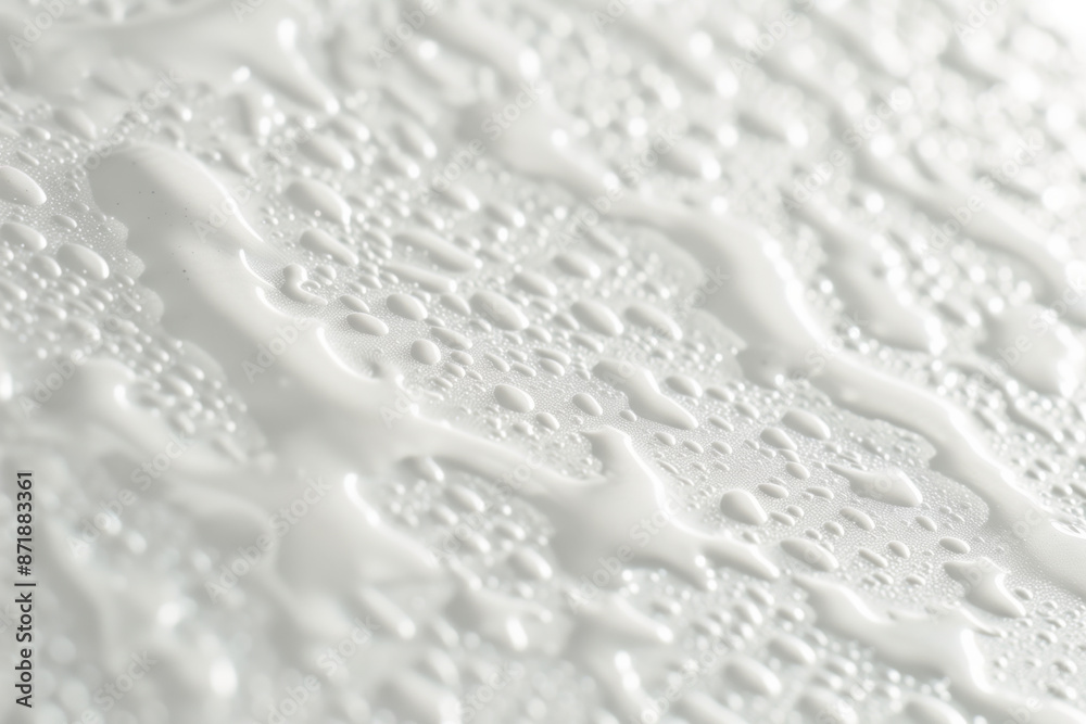 Macro View of White Plastic Surface Texture Under Studio Lighting with Hard Shadows and Detailed Reflections Macro View of White Plastic Surface Texture Under Studio Lighting with Hard Shadows and Detailed Reflections
