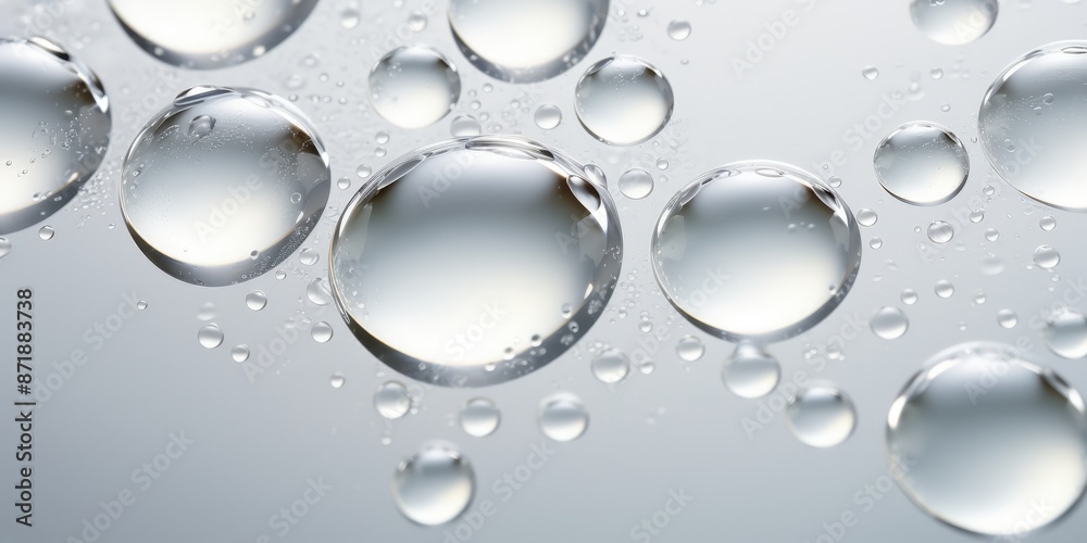 Abstract Water Droplets Photography