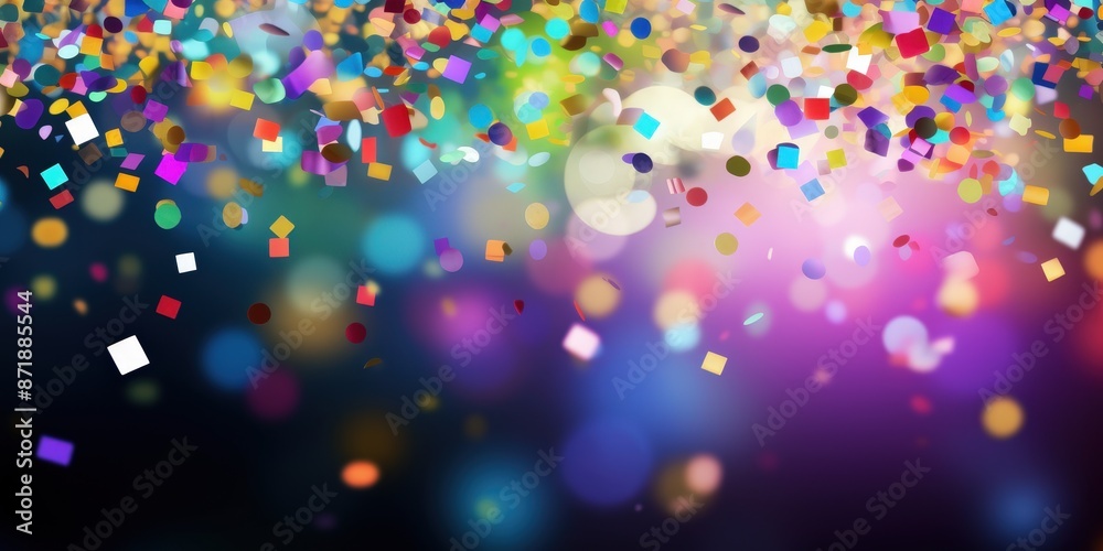 Naklejka premium Confetti Celebration