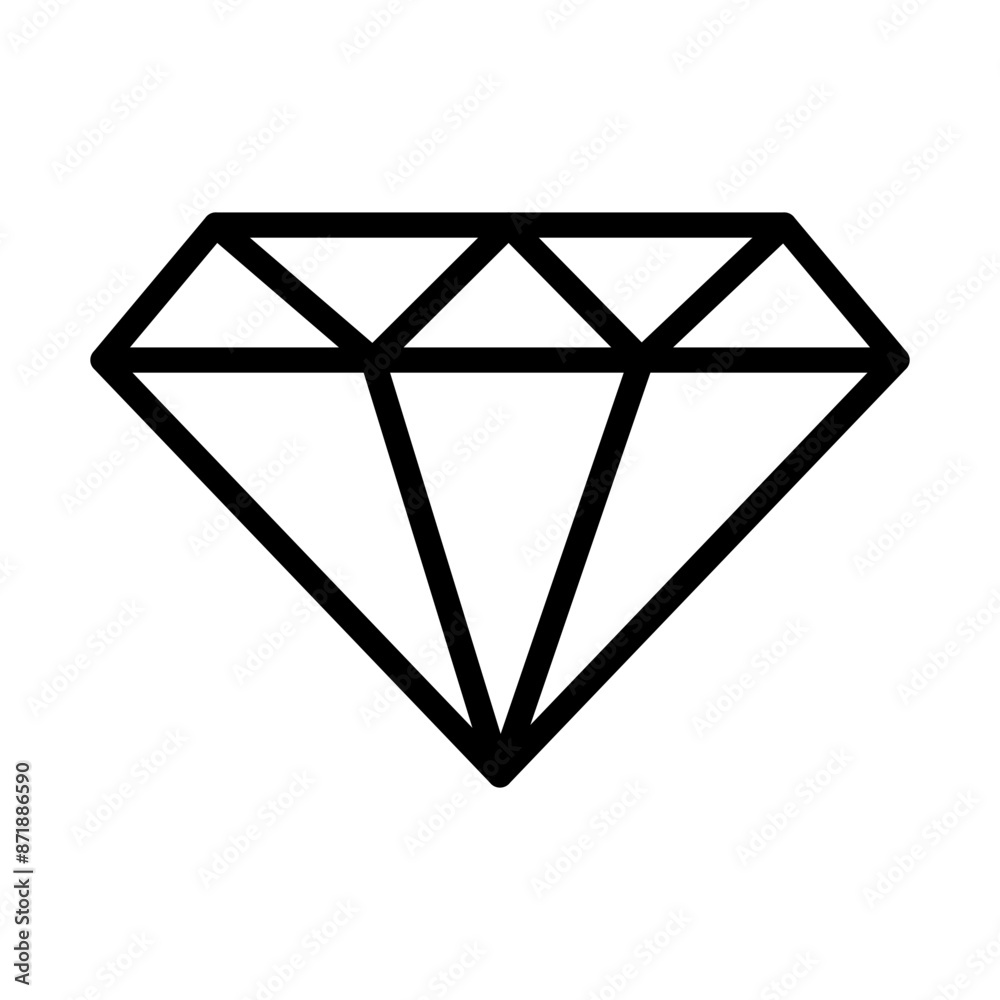 diamond linear logo mark in black and white diamond linear logo mark in black and white