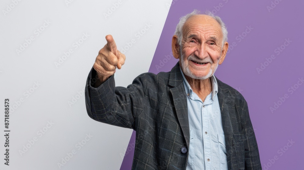 The Smiling Elderly Man The Smiling Elderly Man